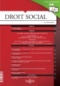 Vignette document Le  droit social à l'épreuve du Covid-19 (dossier)