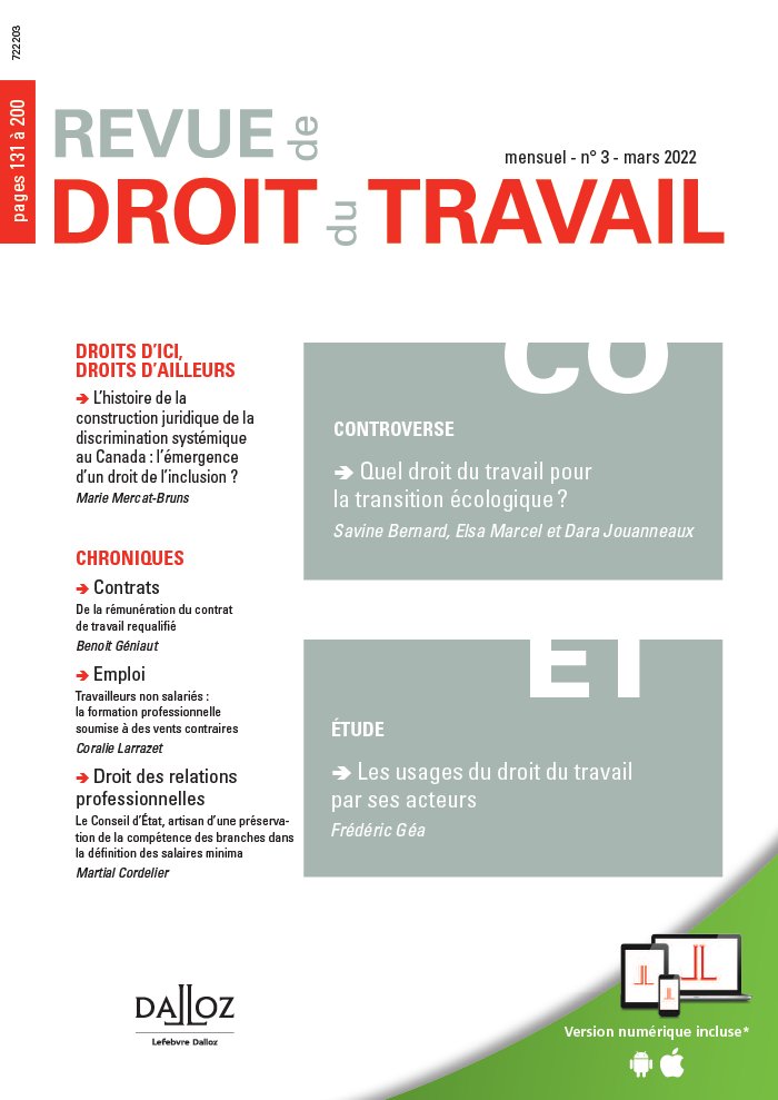 Vignette document Quel droit du travail pour la transition écologique ?
