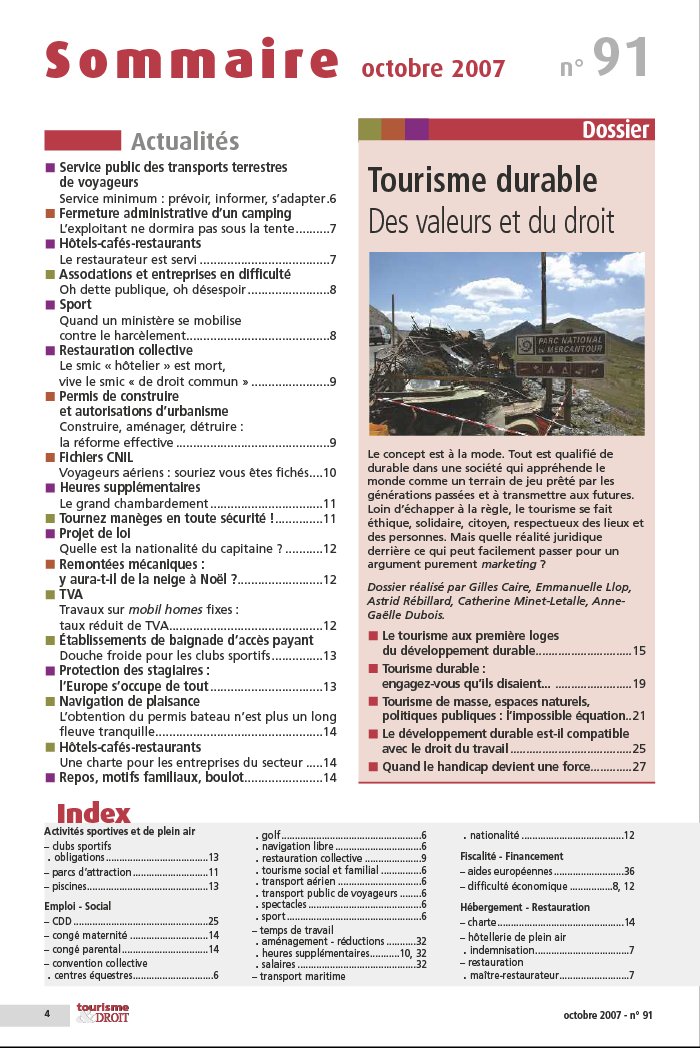 Convention Collective Hôtellerie De Plein Air 2021